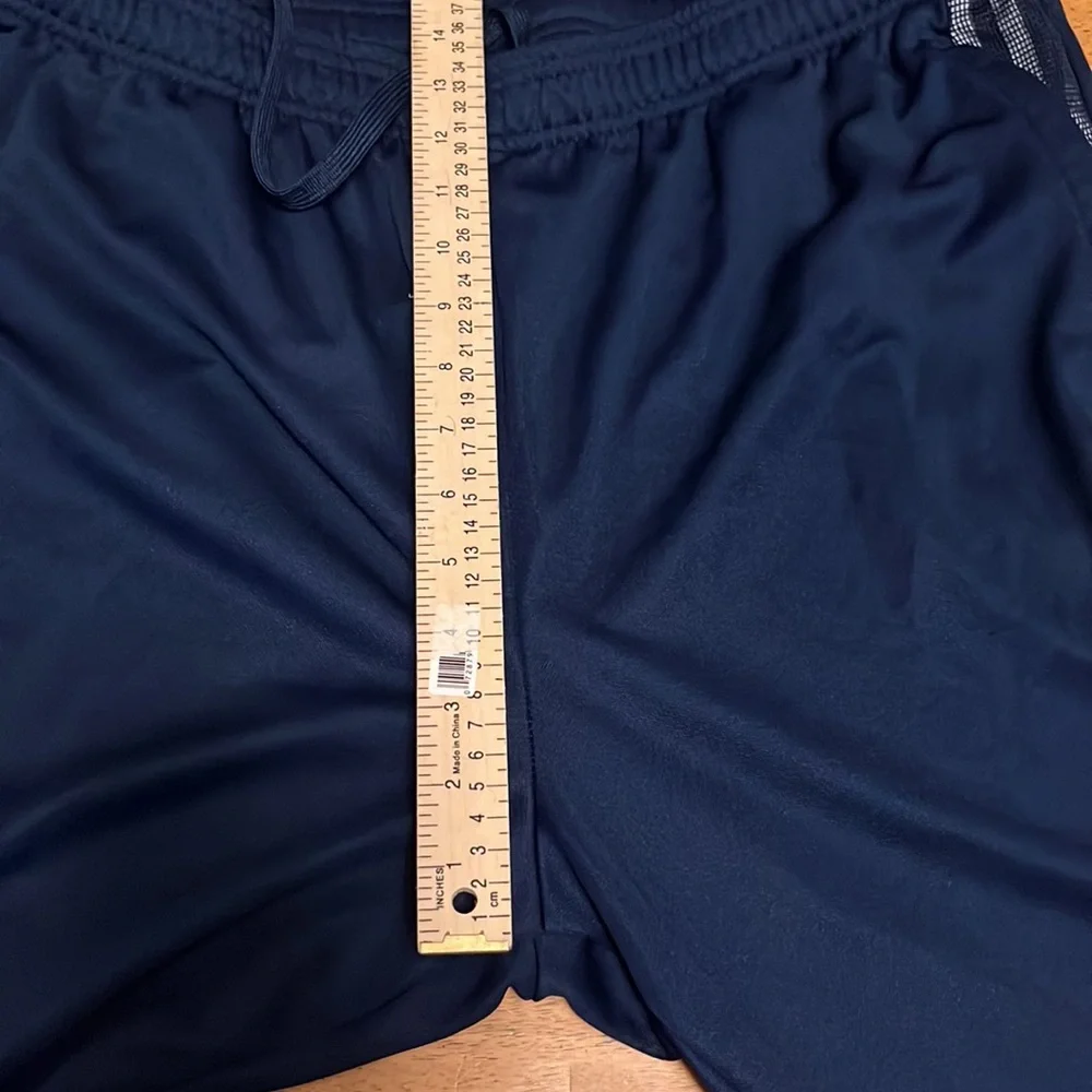 Adidas Mens 2XLT Big & Tall Blue and White Athletic Workout Lounge Pants